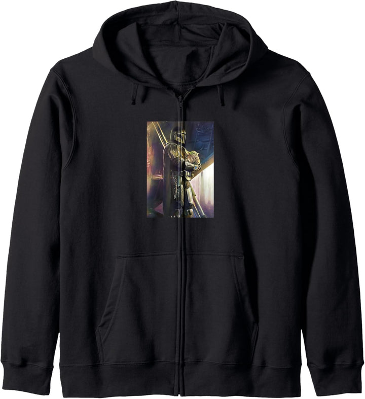 Star Wars: The Mandalorian The Child and Mandalorian Poster Kapuzenjacke