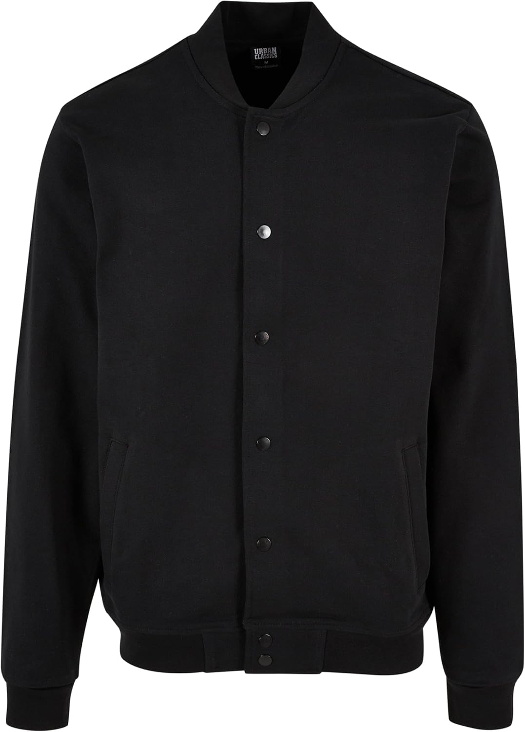 Urban Classics Herren Ultra Heavy Solid College Jacket M Schwarz, M Schwarz