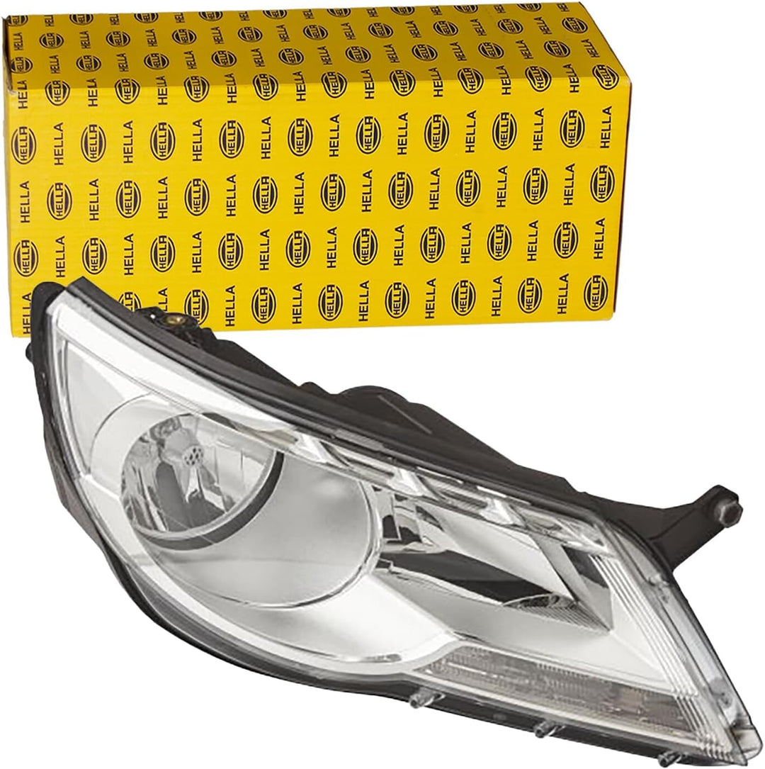 HELLA 1ED 247 038-221 FF/Halogen-Hauptscheinwerfer - rechts - für u.a. VW Tiguan (5N_) Rechts (Beifa