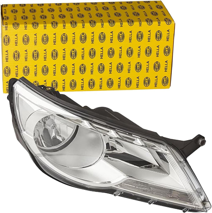 HELLA 1ED 247 038-221 FF/Halogen-Hauptscheinwerfer - rechts - für u.a. VW Tiguan (5N_) Rechts (Beifa