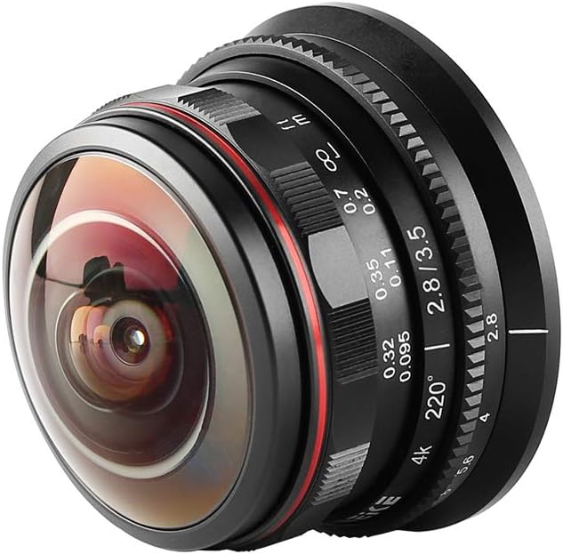 Meike MK-3.5mm f2.8 Ultra Wide Circular Fisheye Lens for Olympus Panasonic Lumix MFT Micro 4/3 Mount