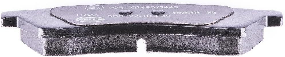 HELLA PAGID 8DB 355 014-491 Bremsbelagsatz - T1836 - Dicke/Stärke: 14.7mm - Bremssystem: Brembo - mi
