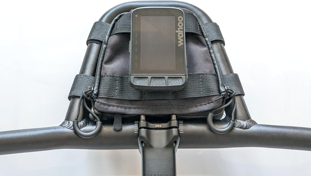 REDSHIFT Bike Computer Mount for Kitchen Sink and Top Shelf Handlebar Bags - Compatible with Garmin