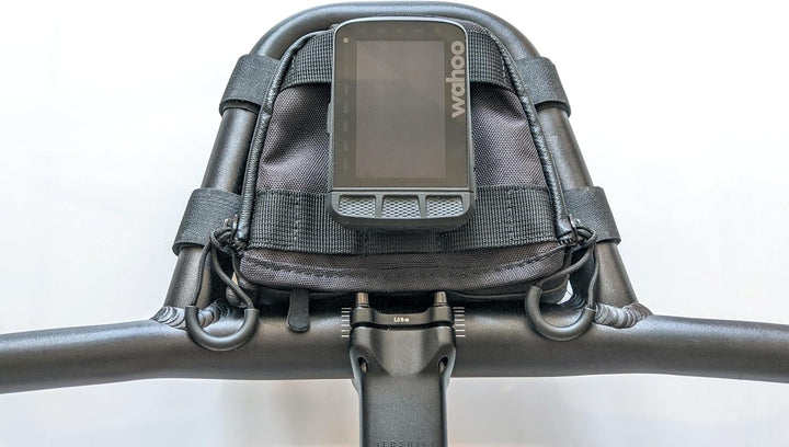 REDSHIFT Bike Computer Mount for Kitchen Sink and Top Shelf Handlebar Bags - Compatible with Garmin