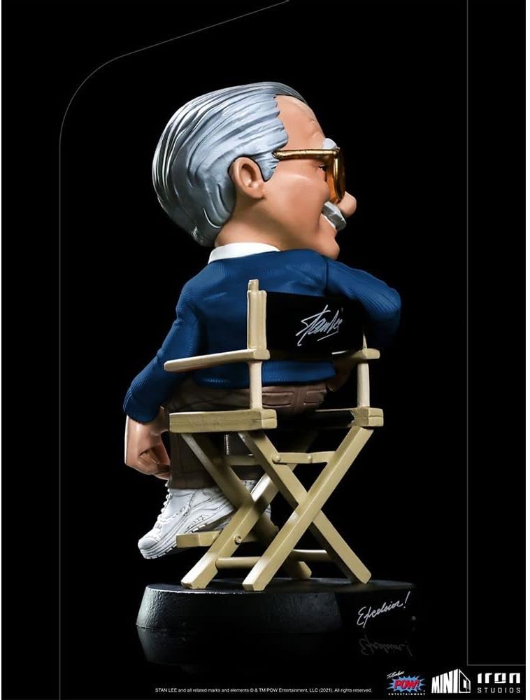 Iron Studios - Minico Figurines: Stan Lee (Stan Lee POW! Blue) Figure