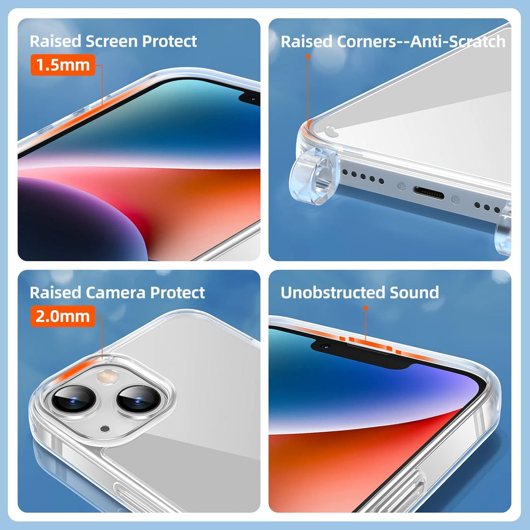 GOODVISH Handykette Kompatibel mit iPhone 14 Hülle, iPhone 13 Hülle, Necklace Hülle mit Band Handyhü