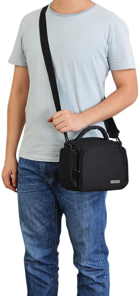 CADeN Kameratasche Wasserdicht fototasche Sling Umhängetasche für spiegelreflexkameras 1 DSLR SLR Ca