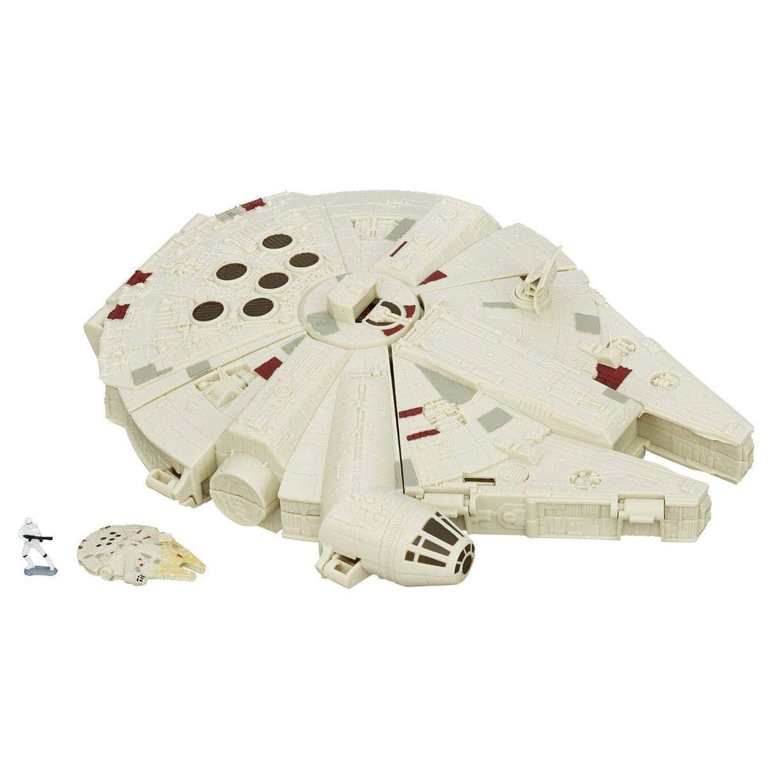 Star Wars The Force weckt Micro Machines Millennium Falcon Spielset