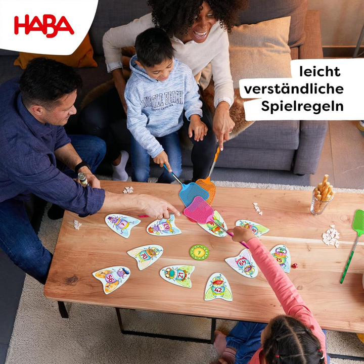 HABA 3X4=Klatsch – Spannendes Lernspiel für 2-6 Spieler ab 8 Jahren, Fördert das kleine Einmaleins u