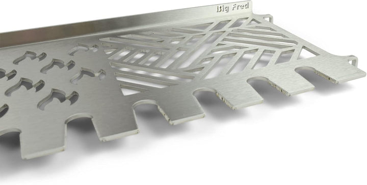 Grillrost.com Das Original Edelstahl Multistation | Warmhalterost für Burnhard Big Fred | mit Drumst