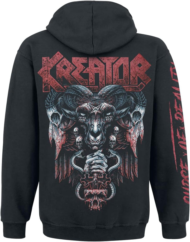 Kreator Curse of Reality Männer Kapuzenpullover schwarz Band-Merch, Bands M Schwarz, M Schwarz