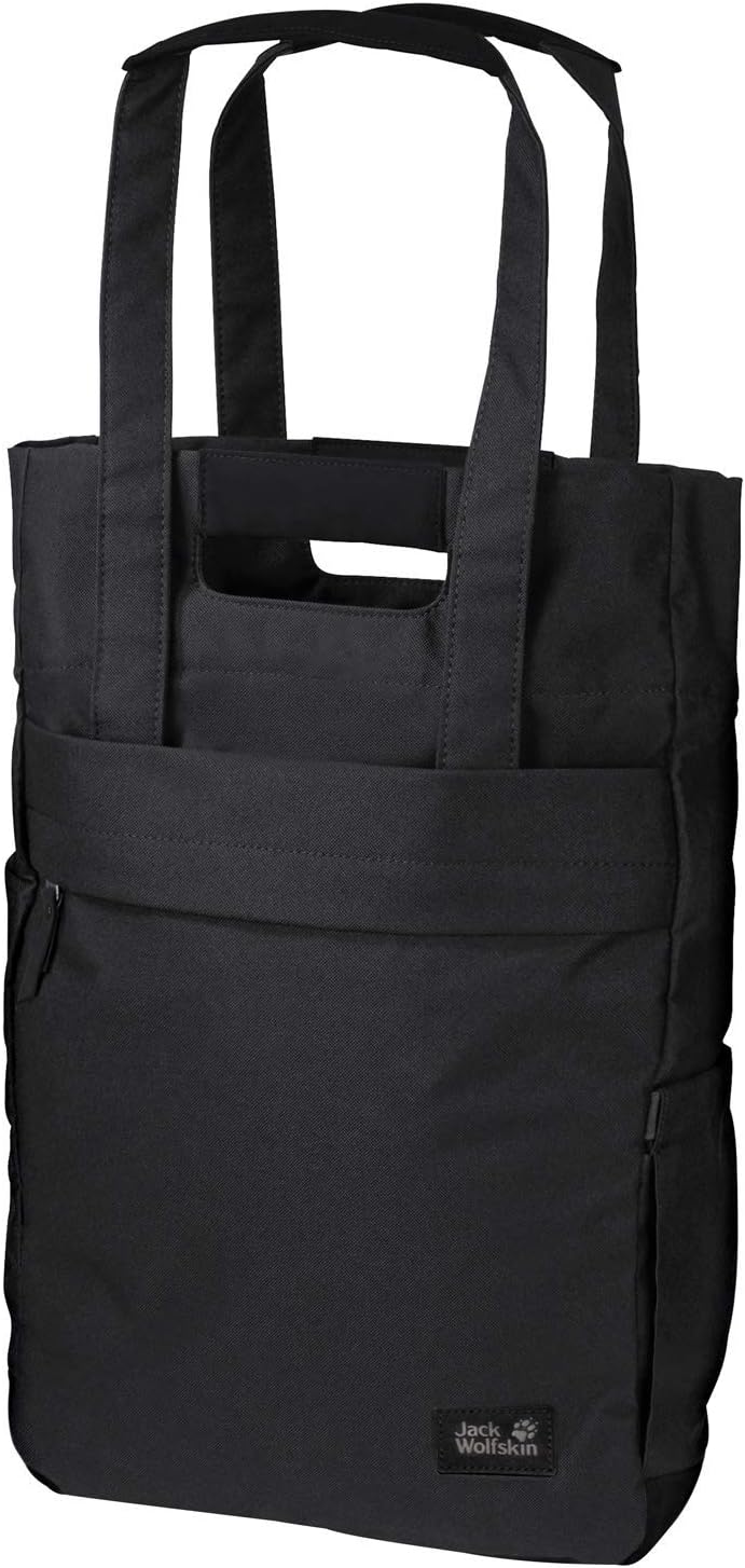 Jack Wolfskin Unisex Piccadilly vielseitiger Shopper Einheitsgrösse Ultra Black, Einheitsgrö&#x