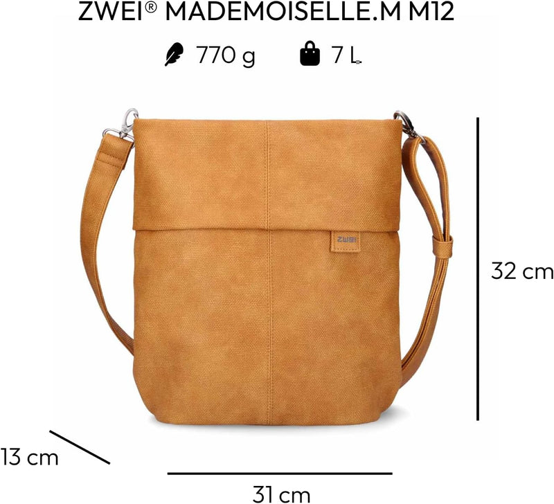 Zwei MADEMOISELLE M12 Canvas-curry, Canvas-curry