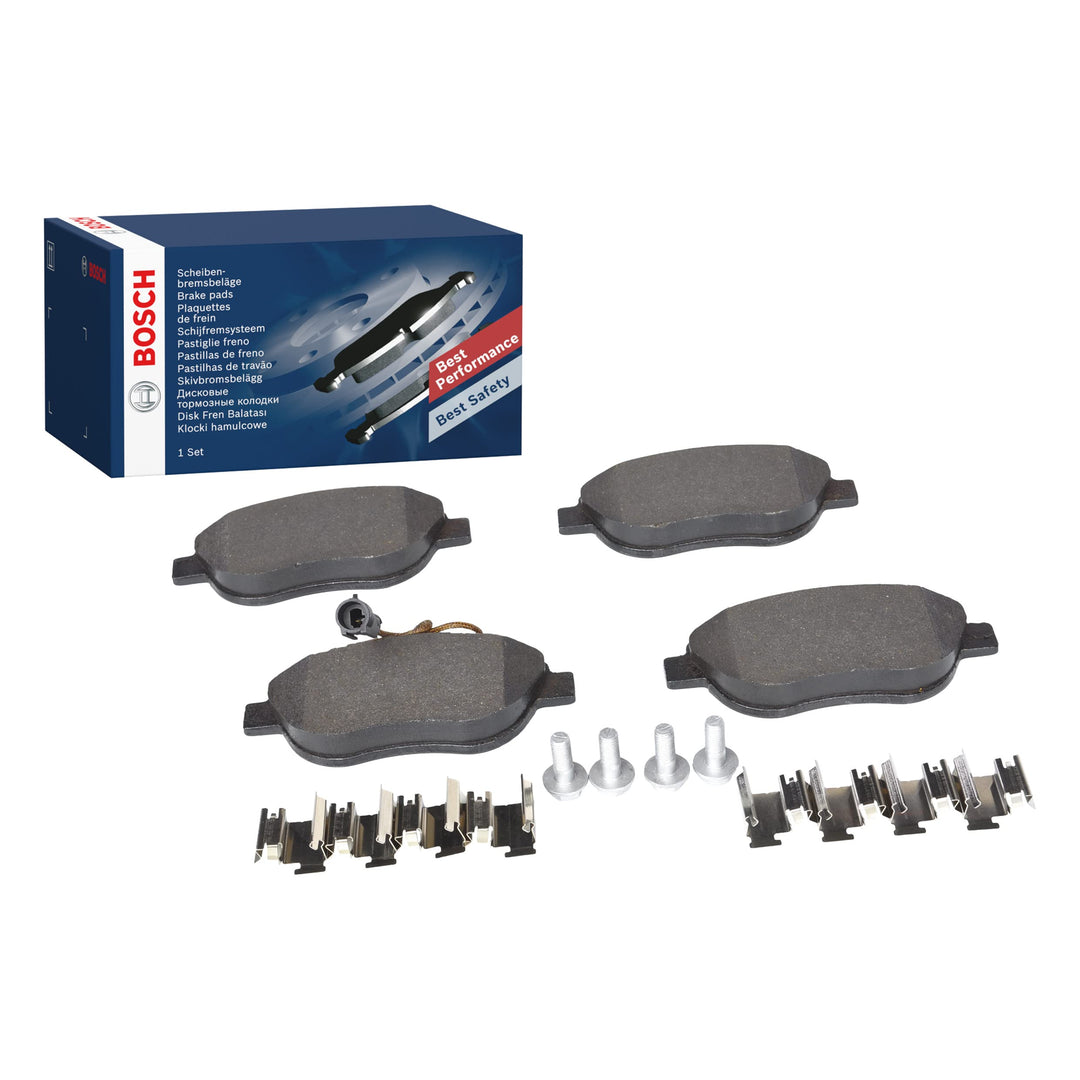 Bosch BP338 Bremsbeläge - Vorderachse - ECE-R90 Zertifizierung - vier Bremsbeläge pro Set