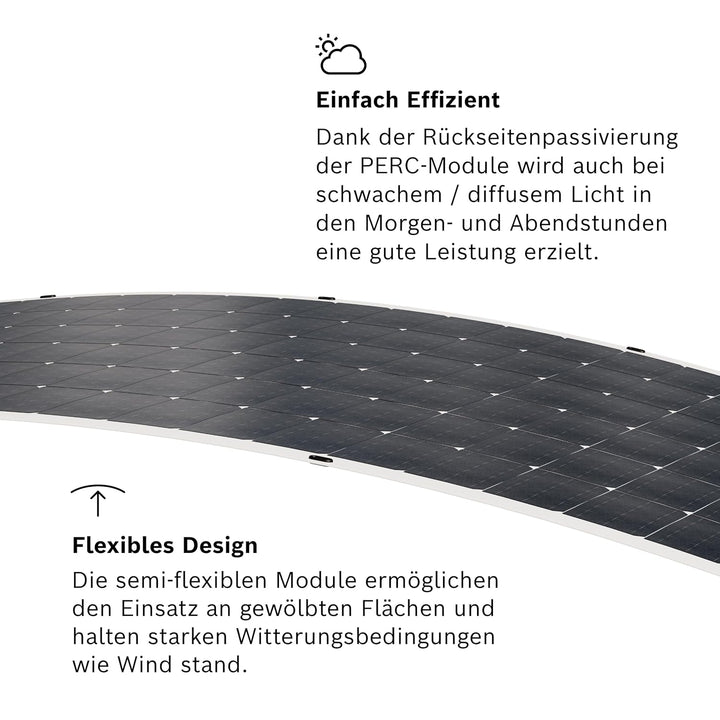Bosch Solar 4000 P - 300 Watt Modulleistung Balkonkraftwerk mit Plug-and-Play - Ultraleichtes (, 300