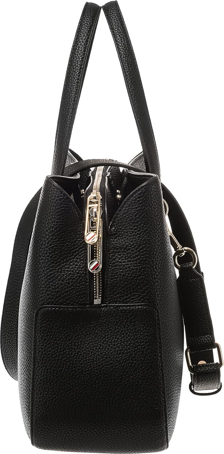Tommy Hilfiger Damen Th Element Umhängetasche Schulranzen Schwarz, Schwarz