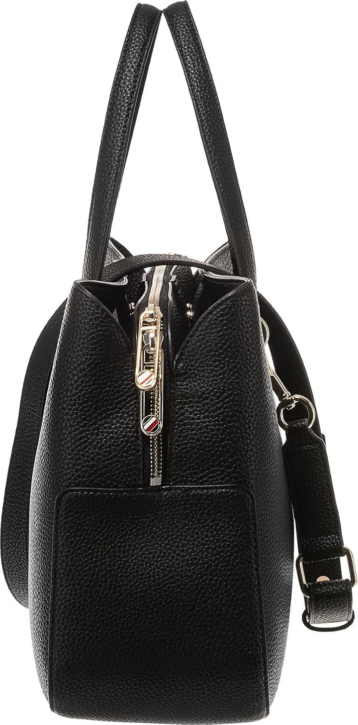 Tommy Hilfiger Damen Th Element Umhängetasche Schulranzen Schwarz, Schwarz