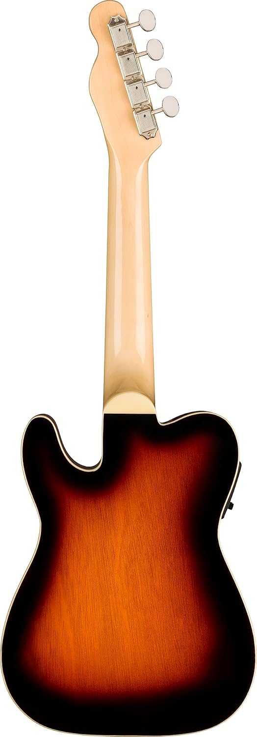 Fender Fullerton Tele® Uke, Walnut Fingerboard, White Pickguard, 2-Colour Sunburst 2-farbiger Sunbur