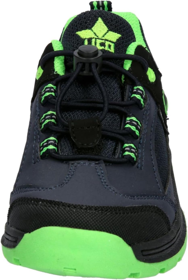 Lico Unisex Kinder Gordo Low Cross-Laufschuhe 29 EU Marine Lemon, 29 EU Marine Lemon