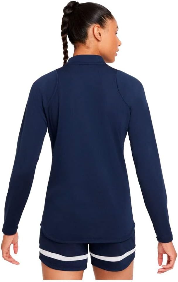 NIKE Damen Dri-fit Academy 21 Trainings-Sweatshirt M Obsidian/White/White/White, M Obsidian/White/Wh
