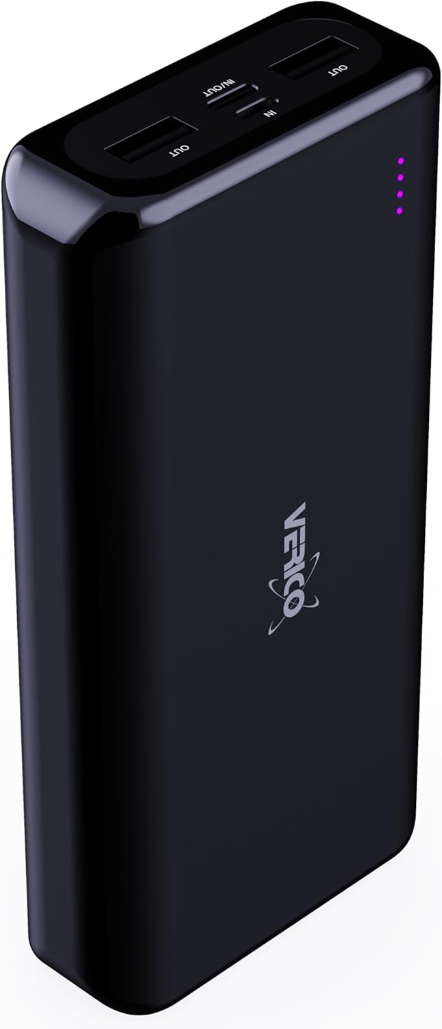 VERICO Power Bank Power Pro PD 20000 mAh Power Delivery, LiPo Lithium Polymer, externer Akku, extern