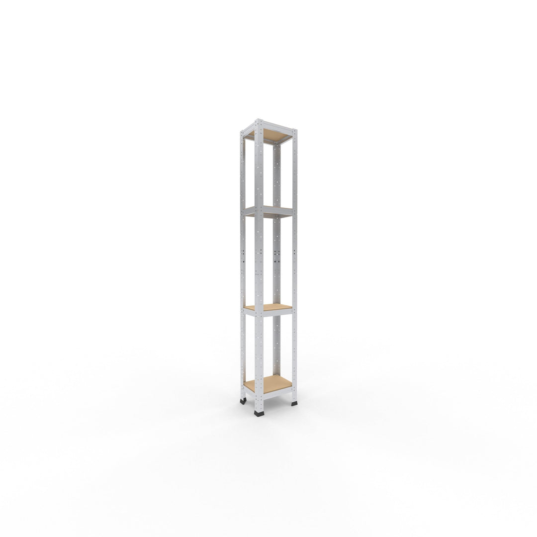 shelfplaza® 180x30x23cm Home Schwerlastregal verzinkt/Metallregal mit 4 Böden/Kellerregal Metall, Ga