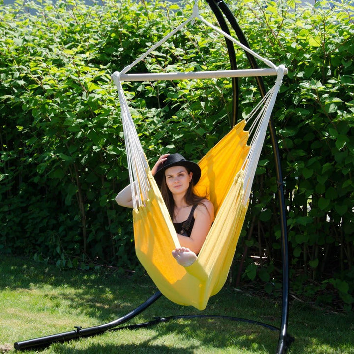 AMANKA XXL Hängesessel 185x130cm - Hängesessel 150kg Belastbar - Gartenmöbel Hängesessel Outdoor 2 P