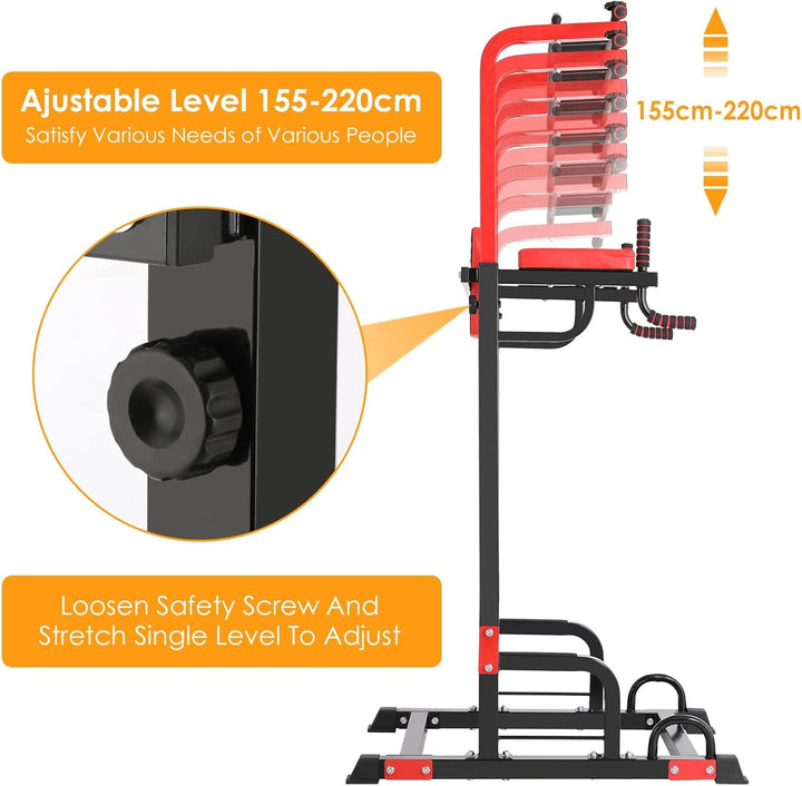 Power Tower Dip Station Klimmzugstange | Indoor-Fitness | multifunktionale Klimmzuggeräte für zu Hau