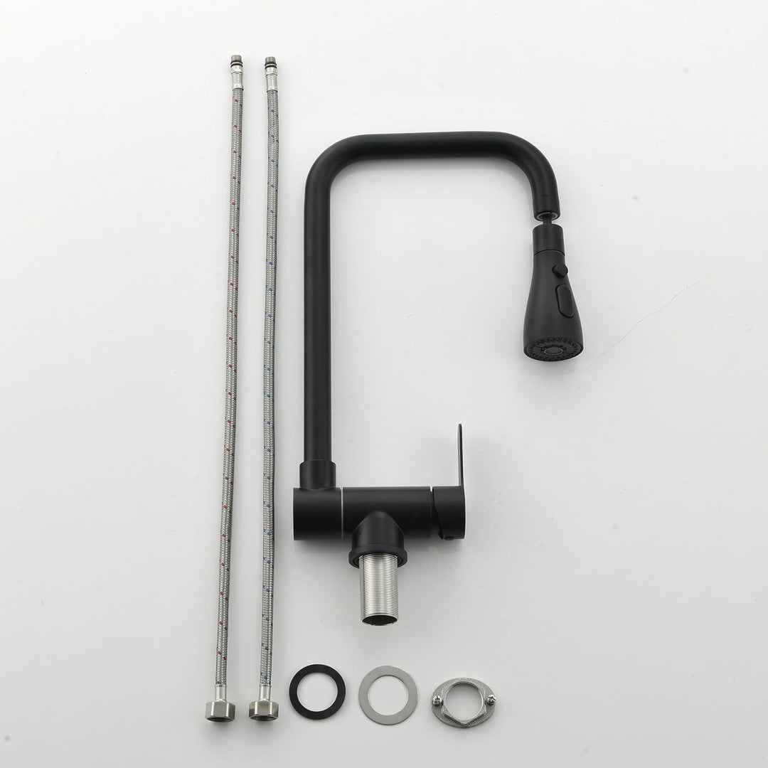 Einhebelmischer für Küche, klappbar, mit 3 Strahlarten, Küchenarmatur, faltbar, für Fenster, Mischba