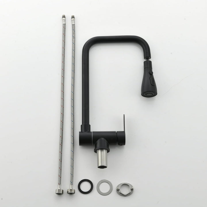 Einhebelmischer für Küche, klappbar, mit 3 Strahlarten, Küchenarmatur, faltbar, für Fenster, Mischba