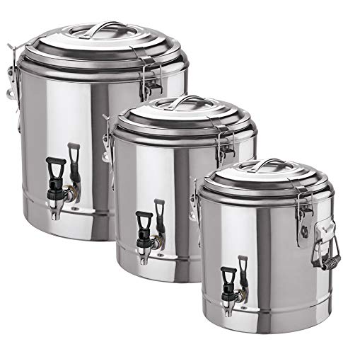 Doppelwandiger Thermogetränkebehälter 35 Liter Edelstahl TGB_35, TGB_35