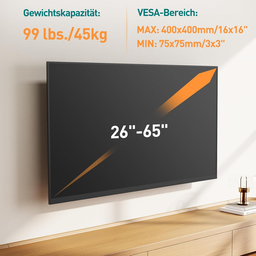 ELIVED Long Extension TV Wandhalterung mit 796mm langem Arm für die meisten 26-65 Zoll TVs, Schwenk-