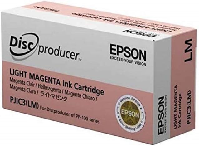 EPSON C13S020449 Cartridge PJIC3 für PP-100, hellmagenta One Size Hell Magenta, Hell Magenta