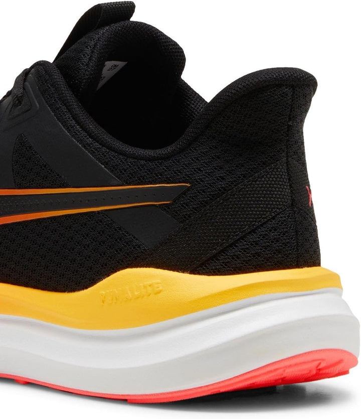 PUMA Unisex Reflect Lite Trail Road Running Shoe 37.5 EU Puma Black Sun Stream, 37.5 EU Puma Black S
