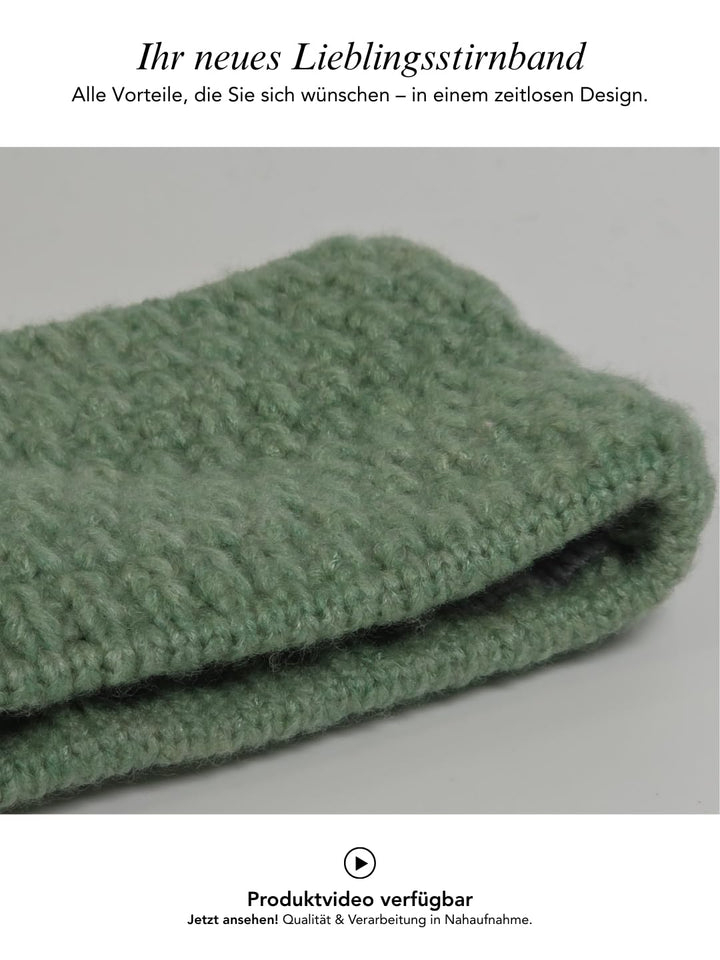 Baesics Stirnband Bordeaux für Damen & Herren – warme & elastische Unisex Ohrenwärmer mit Fleecefutt