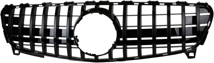 enthält Sport Grill Kühlergrill Schwarz Glanz für A-Klasse W176 Facelift 15-18
