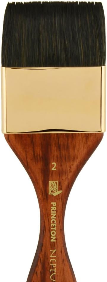 Princeton Artist Brush, Pinsel für Wasserfarben, Serie 4750, Borsten aus synthetischen Eichhörnchenh