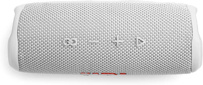 JBL Flip 6 Bluetooth Box in Weiss – Wasserdichter, tragbarer Lautsprecher mit 2-Wege-Lautsprechersys