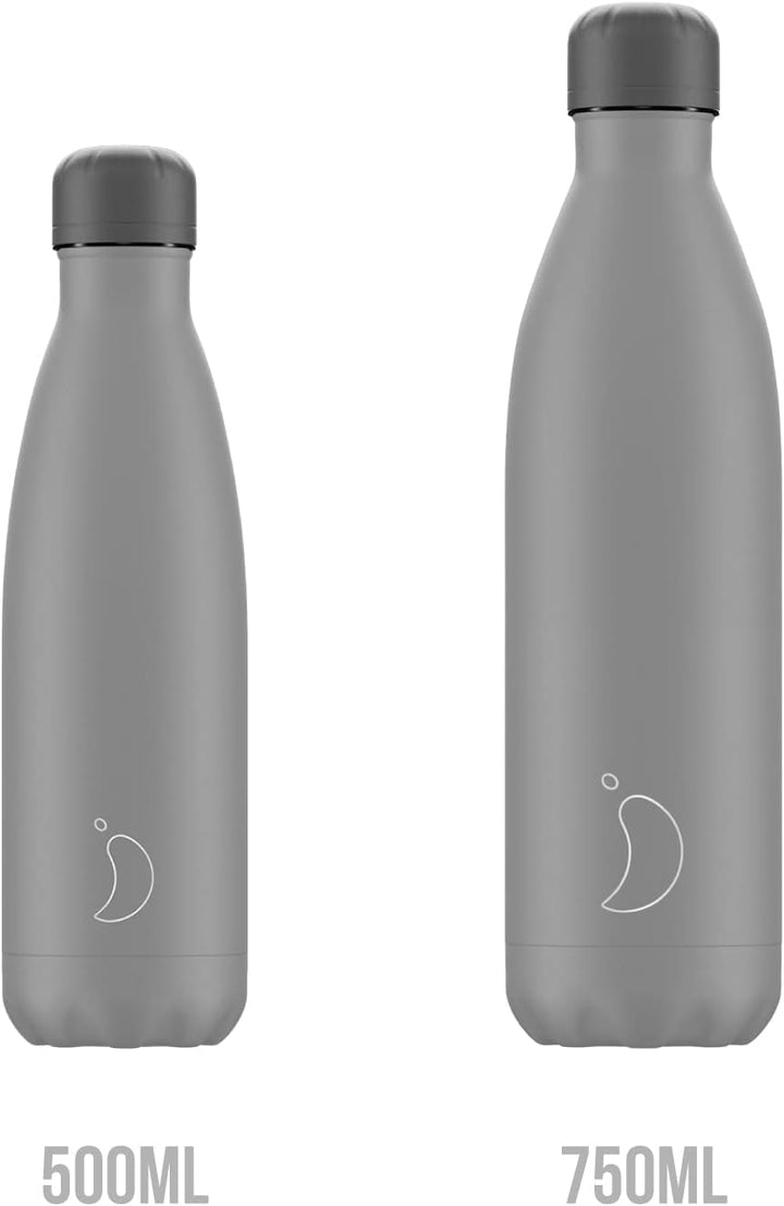 Chilly’s Original Bottle – Edelstahl Trinkflasche – BPA-freie Wasserflasche, Doppelwanding Vakuumiso