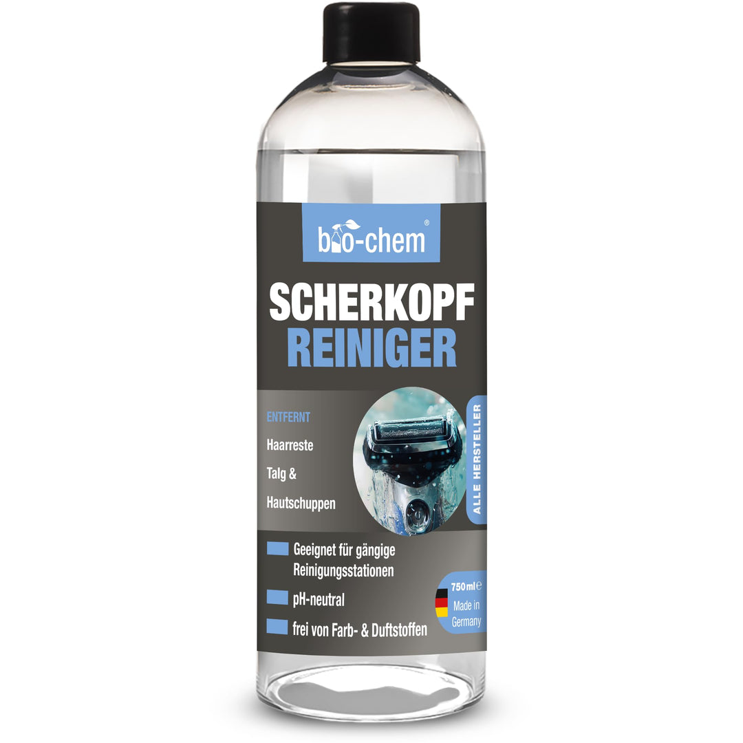 bio-chem Scherkopfreiniger Nachfüllflüssigkeit für Reinigungs-Kartuschen von Rasierer/Rasierapparat/