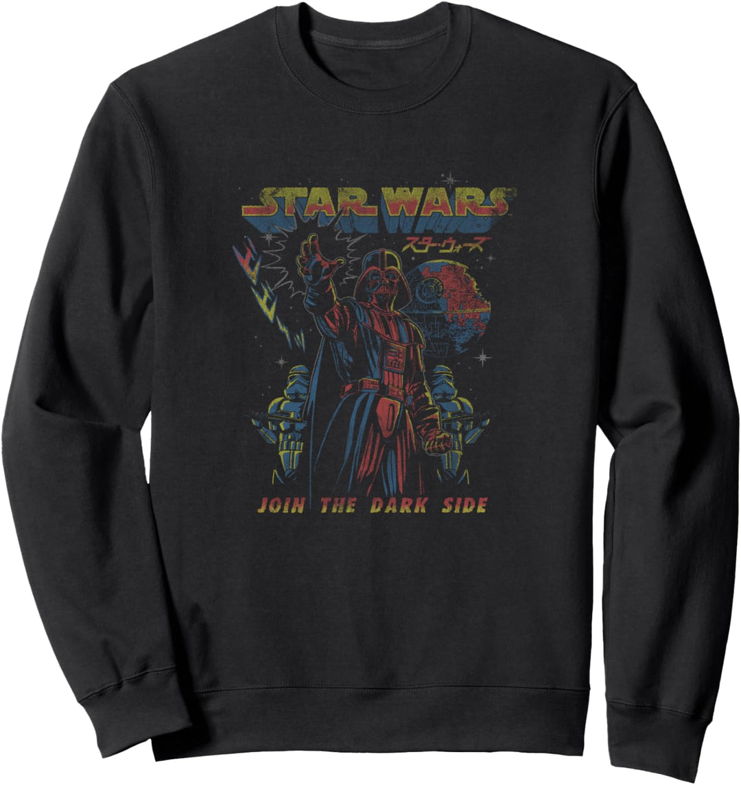 Star Wars Darth Vadar Storm Trooper Kanji Join The Dark Side Sweatshirt