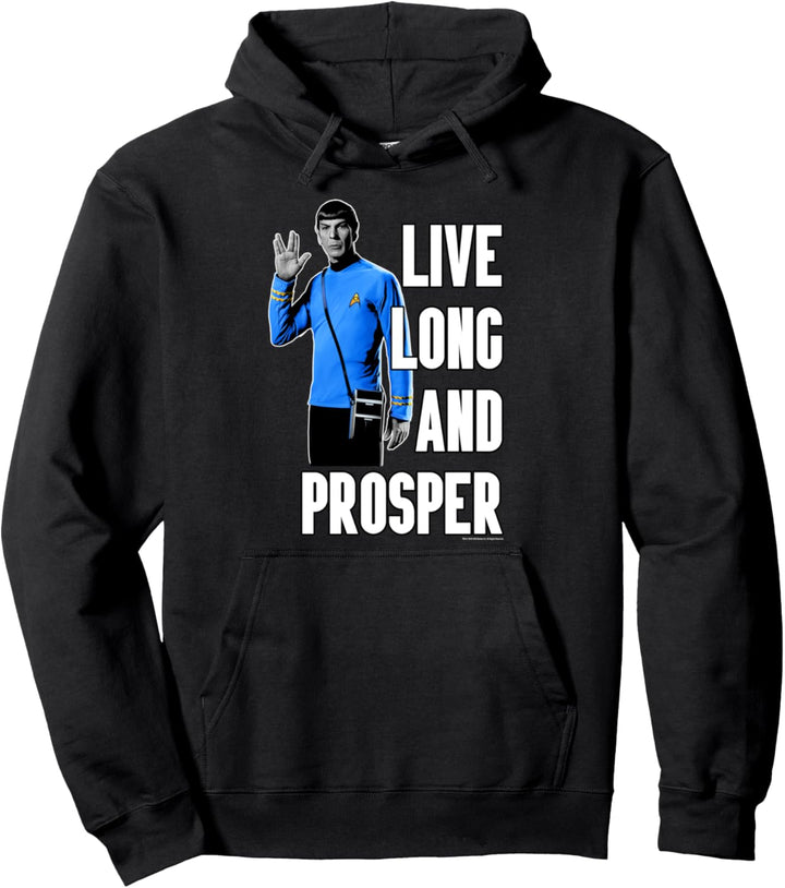 Star Trek Original Series Spock Live Long Pullover Hoodie