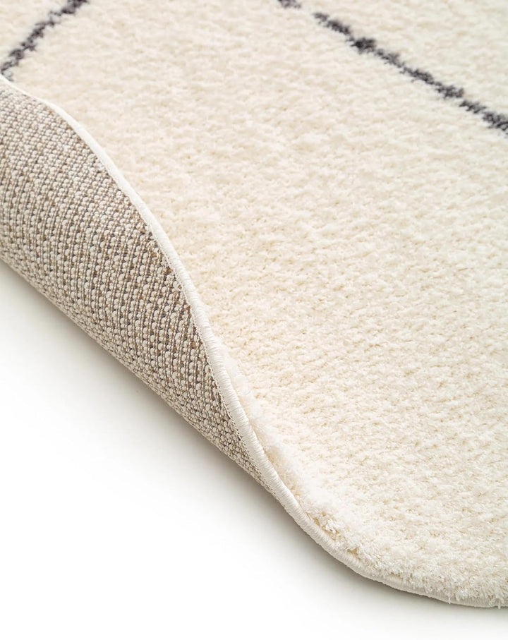 benuta Nest Hochflorteppich Benno - Kunstfaser - Rund & im Style: Berber, Traditionell, Hygge & Cozy