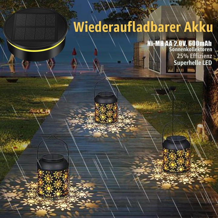 Flintronic Solarleuchten Ersatzteile, 4 Stück Solar Ersatzdeckel 7.9cm, Solarleuchten Ersatz Top mit