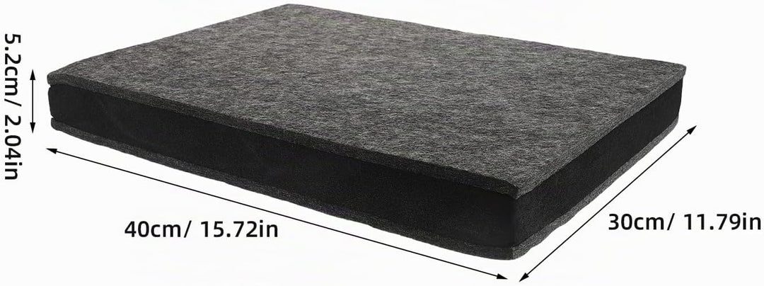 Subwoofer Isolationsmatte 40x30cm Antivibrationsmatte aus Hochdichtem Material Schalldämpfende Boden