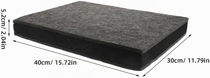 Subwoofer Isolationsmatte 40x30cm Antivibrationsmatte aus Hochdichtem Material Schalldämpfende Boden