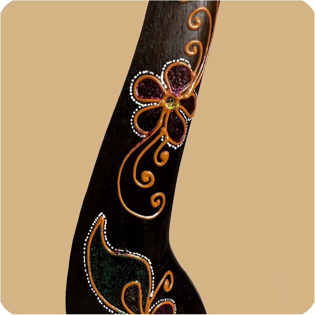 Simandra XXL afrikanische Holzfigur Giraffe Deko Holz Figur Skulptur Afrika Grösse Klein