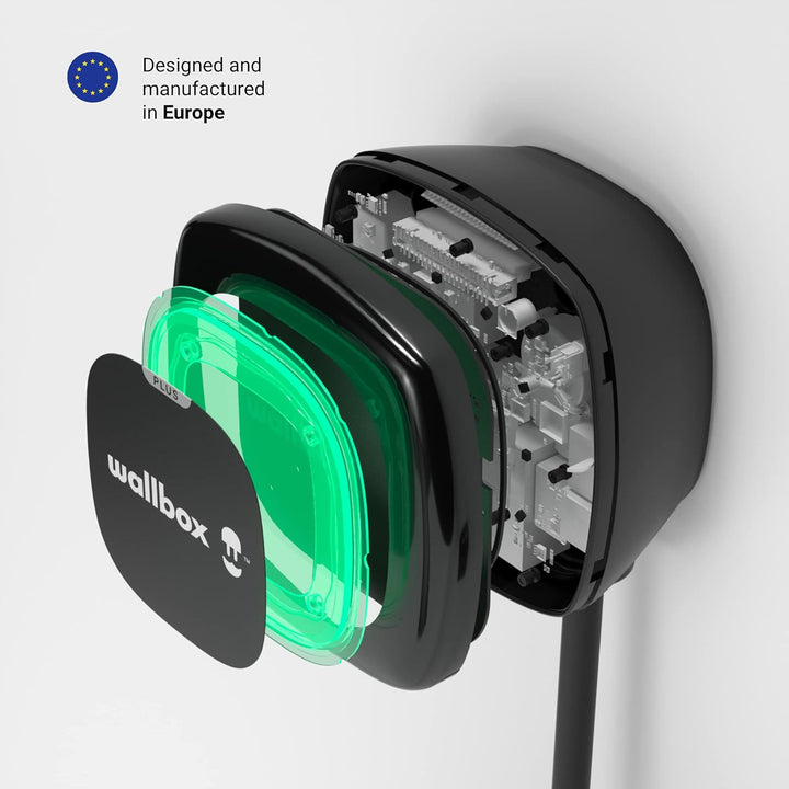 Wallbox Pulsar Plus Ladegerät für Elektrofahrzeuge. Mit Einstellbarer Leistung von bis zu 22 kW. Lad
