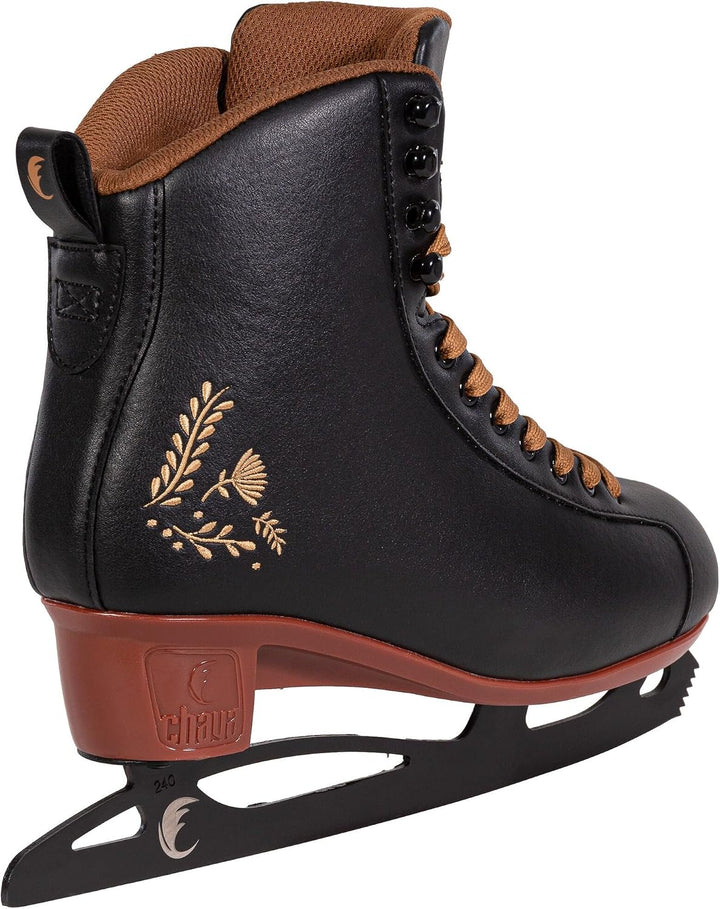 Chaya Rollschuhe Merlot Black - Roller Skates für Damen und Herren im Retro-Look für Roller-Disco -