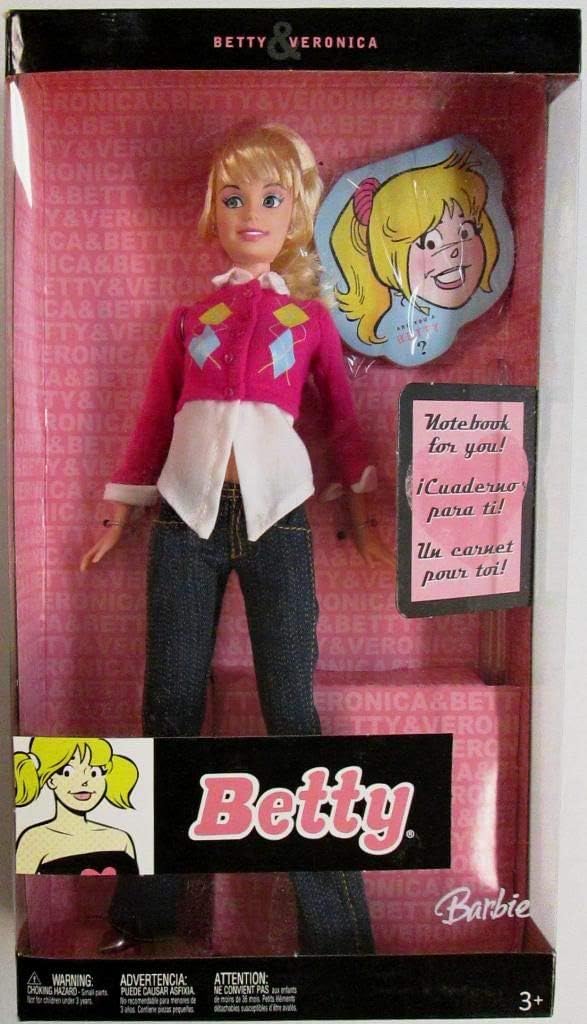 Archie Comics: Barbie as Betty Doll with Notebook